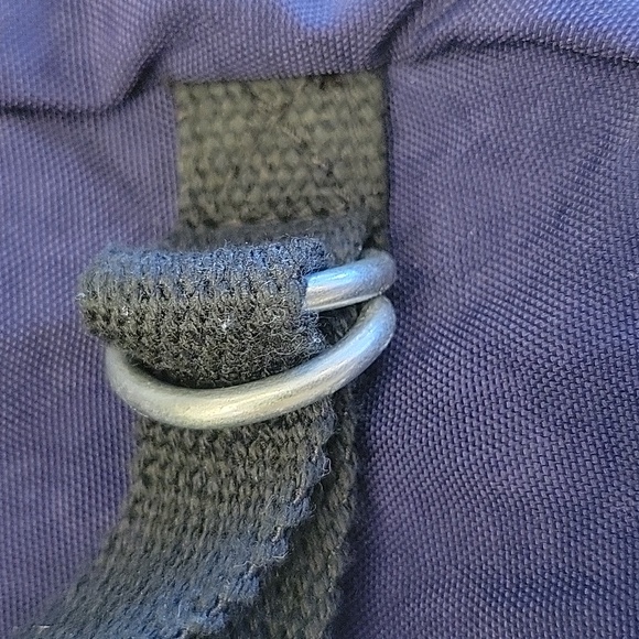 Kipling Navy Mini Sport Backpack w/ Tan Stitching, Logo  & Rope - Picture 11 of 16